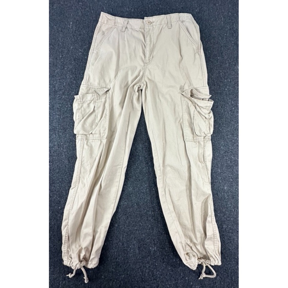 Levis 94 Baggy Mens Cargo Pants Wide Adjustable Ankle Khaki Size 29W x 32L